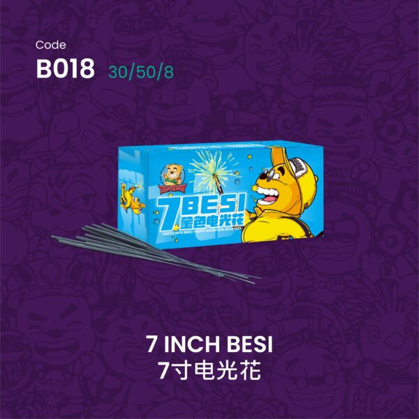 7 INCH BESI 7寸电光花(400支)