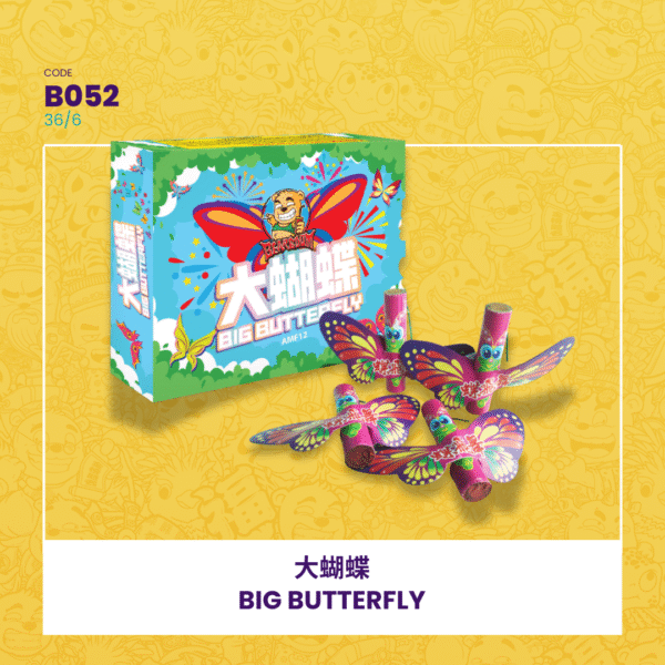 B052 | ✈️BIG BUTTERFLY 大蝴蝶